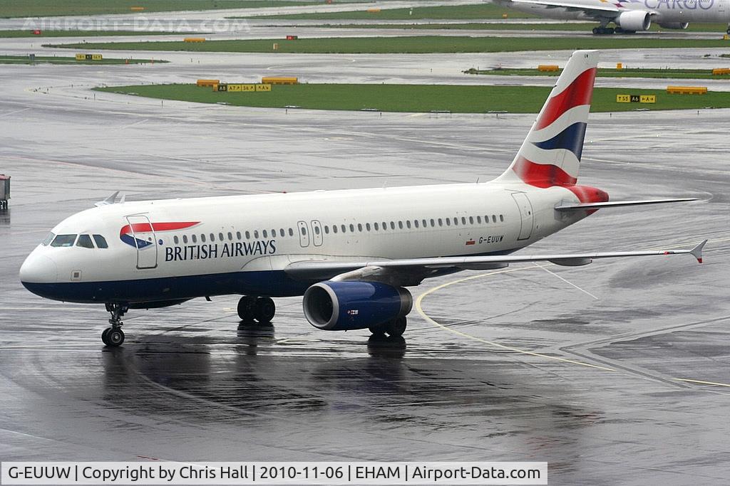 G-EUUW, 2008 Airbus A320-232 C/N 3499, British Airways