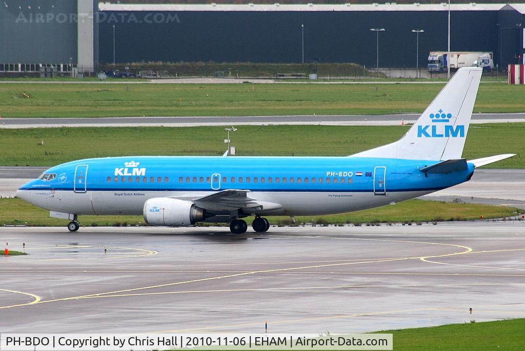 PH-BDO, 1988 Boeing 737-306 C/N 24262, KLM Royal Dutch Airlines