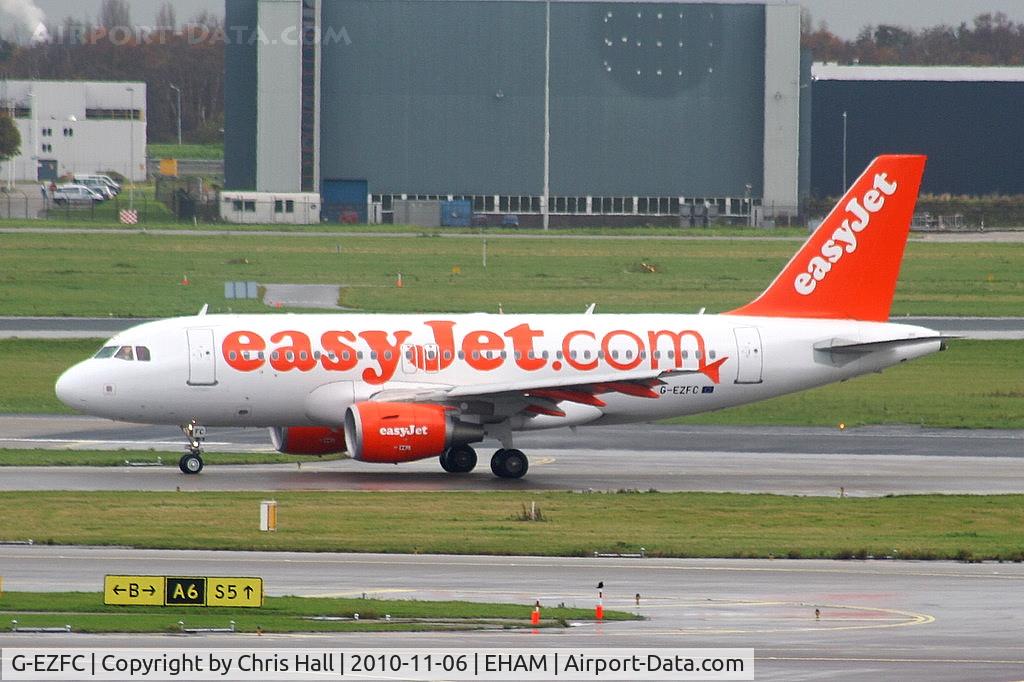 G-EZFC, 2009 Airbus A319-111 C/N 3808, Easyjet