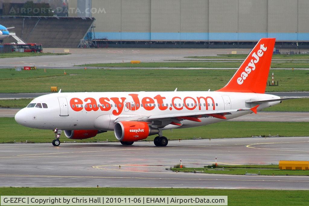 G-EZFC, 2009 Airbus A319-111 C/N 3808, Easyjet