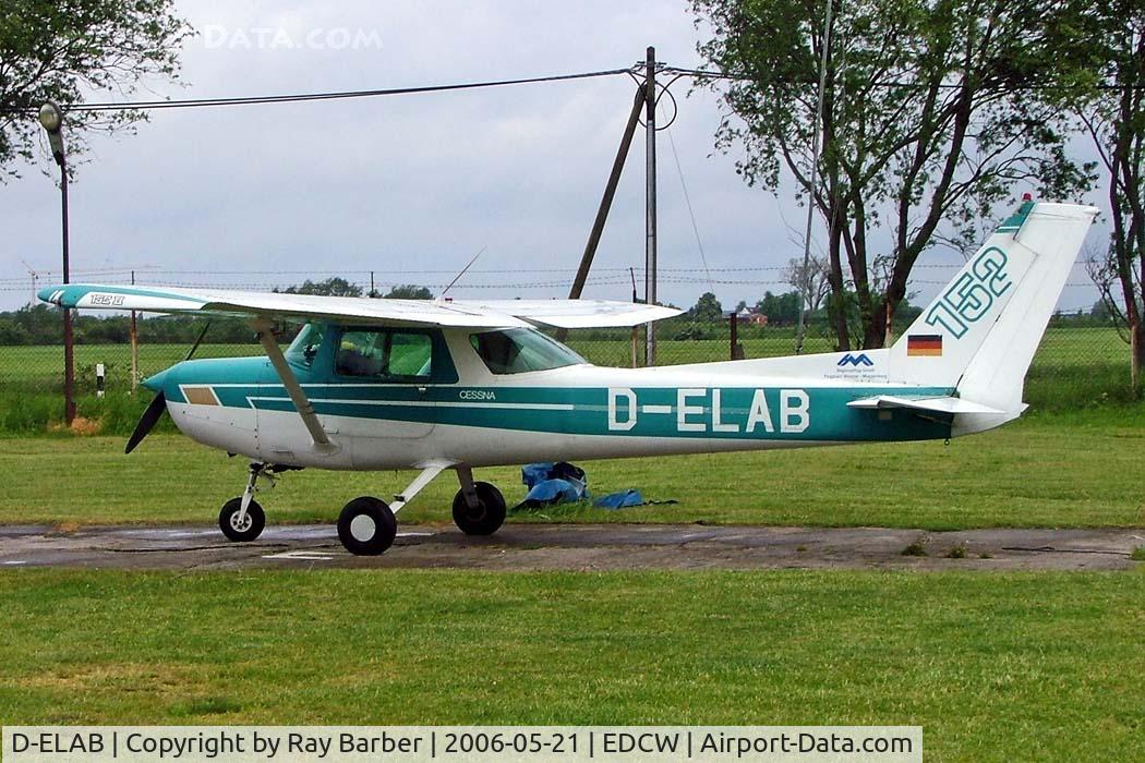 D-ELAB, Cessna 152 C/N 152-80850, Cessna 152 [152-80850] Wismar~D 21/05/2006