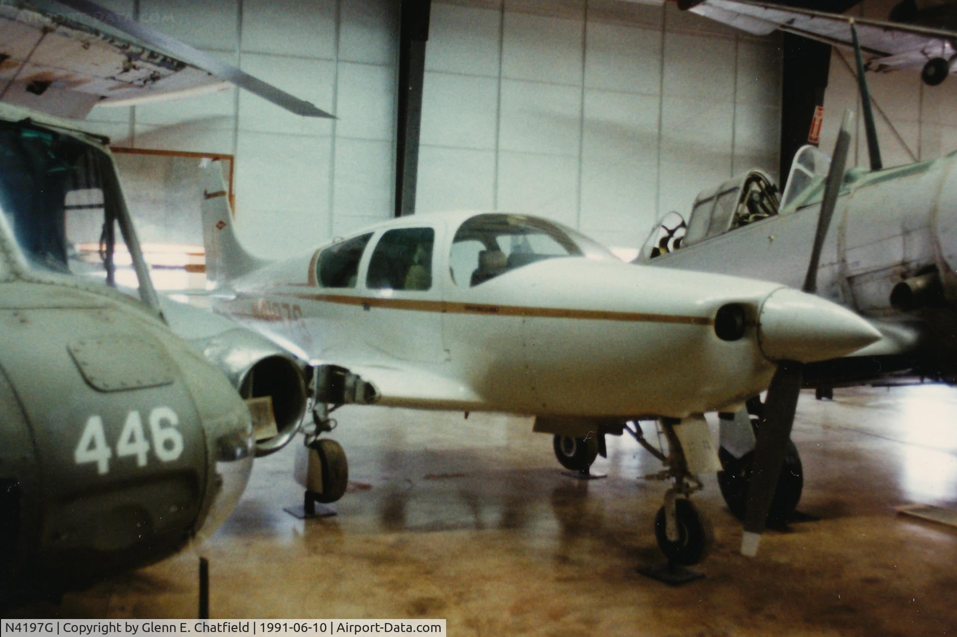 N4197G, 1971 Windecker AC-7 C/N 006, At the Paul Garber Restoration Facility, National Air & Space Museum