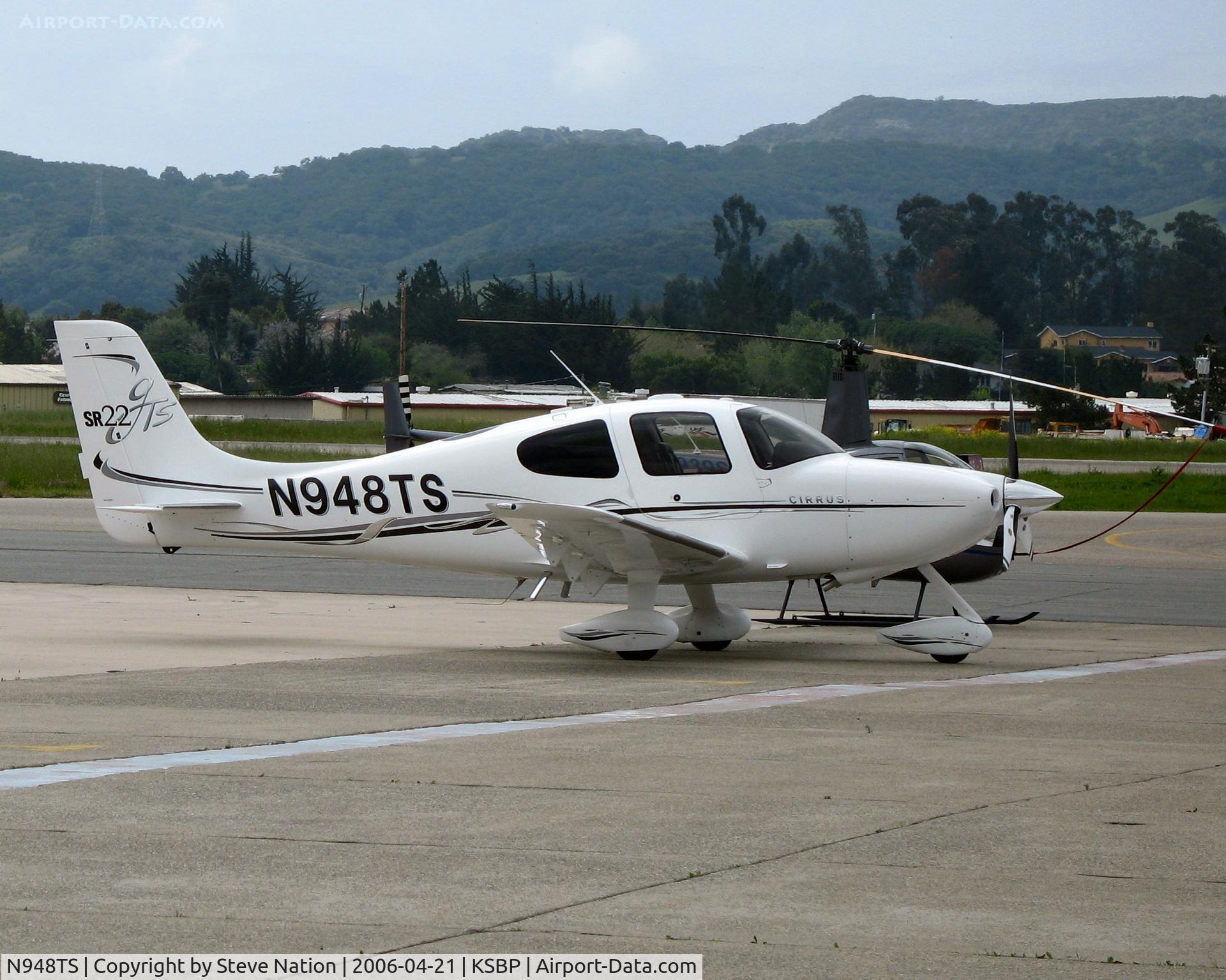 N948TS, 2006 Cirrus SR22 C/N 1837, Factory fresh 2006 Cirrus Design SR22 @ San Luis Obispo Regional Airport, CA