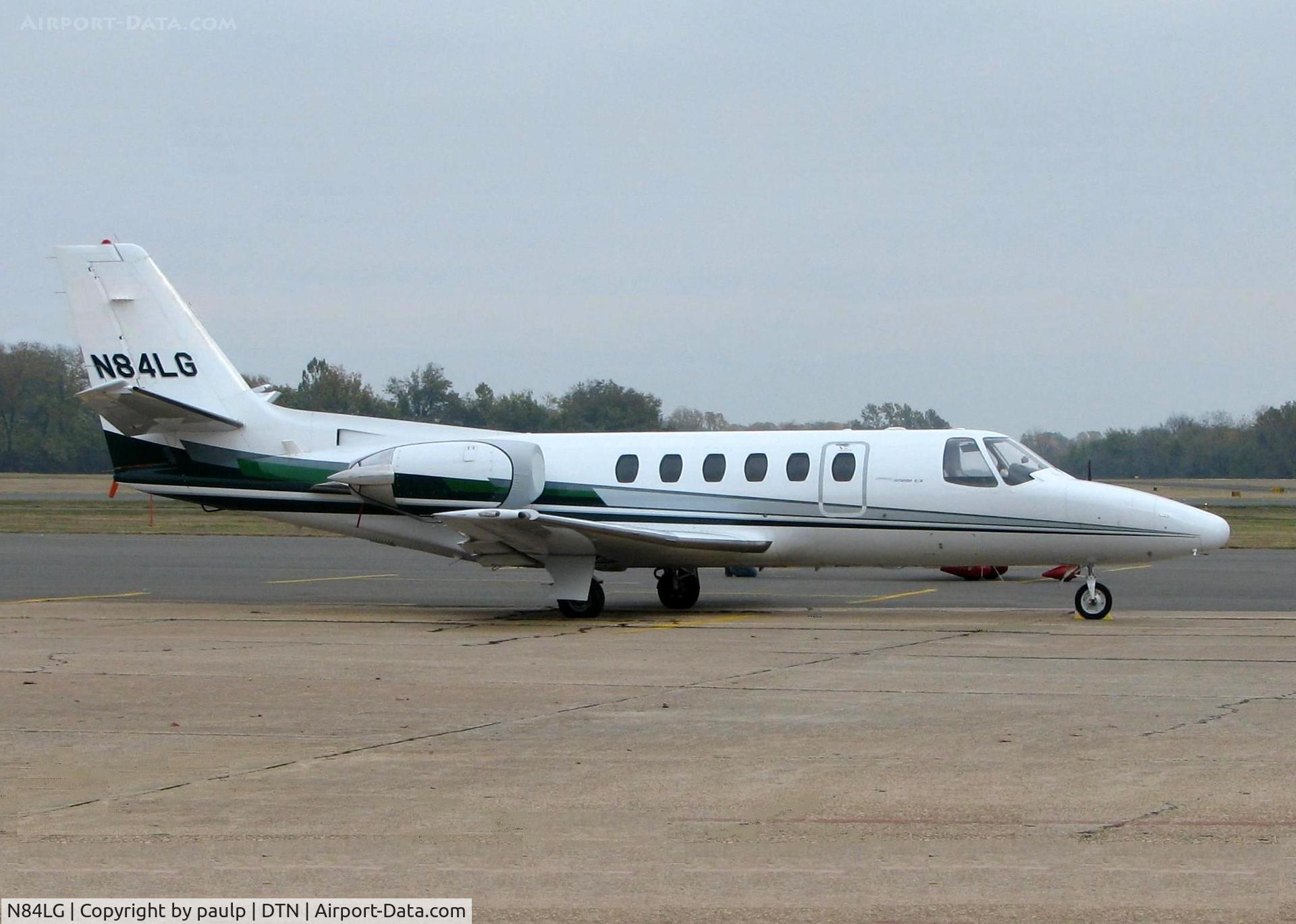 N84LG, 1984 Cessna S550 Citation IIS C/N S550-0013, At Downtown Shreveport.
