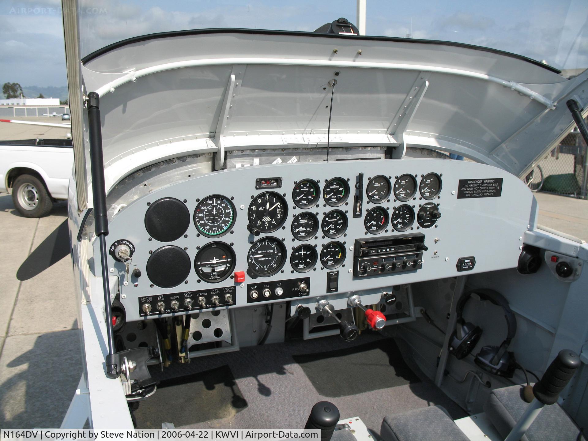 N164DV, 2004 Vans RV-9 C/N 90164, Close-up of instrument panel on 2004 Thomas VANS RV-9 @ Watsonville, CA