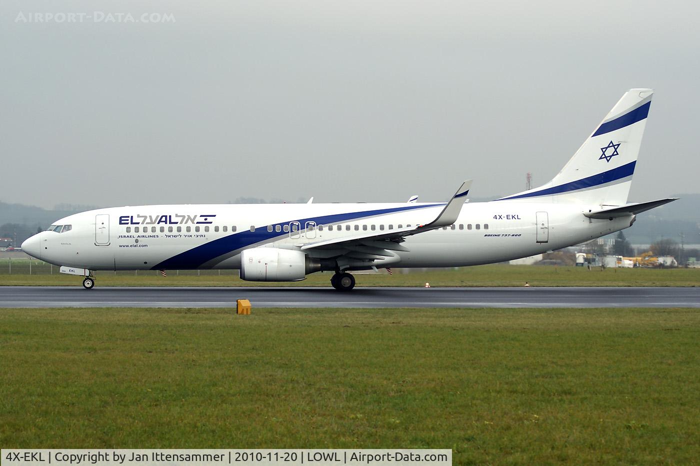 4X-EKL, 2009 Boeing 737-85P C/N 35478, 4X-EKL @ Linz Airport