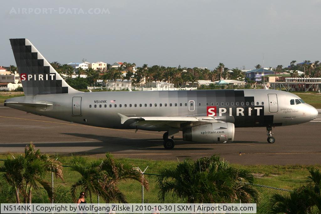 N514NK, 2006 Airbus A319-132 C/N 2679, visitor