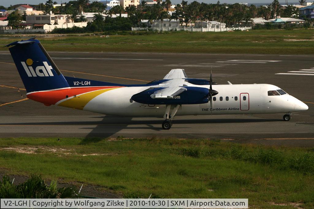 V2-LGH, 1990 De Havilland Canada DHC-8-311 Dash 8 C/N 242, visitor