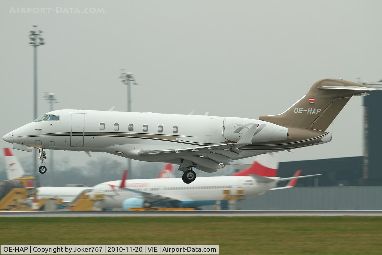 OE-HAP, 2008 Bombardier Challenger 300 (BD-100-1A10) C/N 20226, Avcon Jet