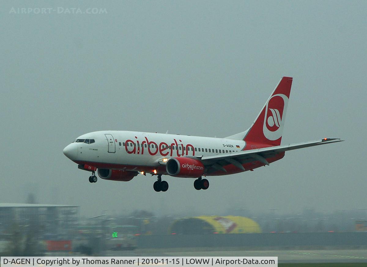 D-AGEN, 1998 Boeing 737-75B C/N 28100, Air Berlin Boeing 737