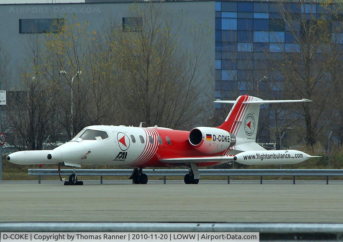 D-COKE, 1981 Gates Learjet 35A C/N 35A-447, Flight Ambulance International Learjet 35A