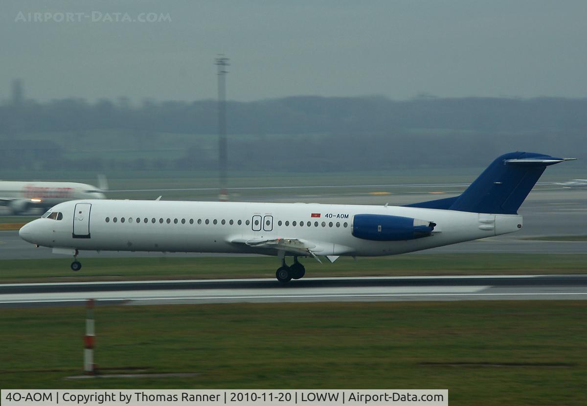 4O-AOM, 1990 Fokker 100 (F-28-0100) C/N 11321, Montenegro Airlines Fokker 100