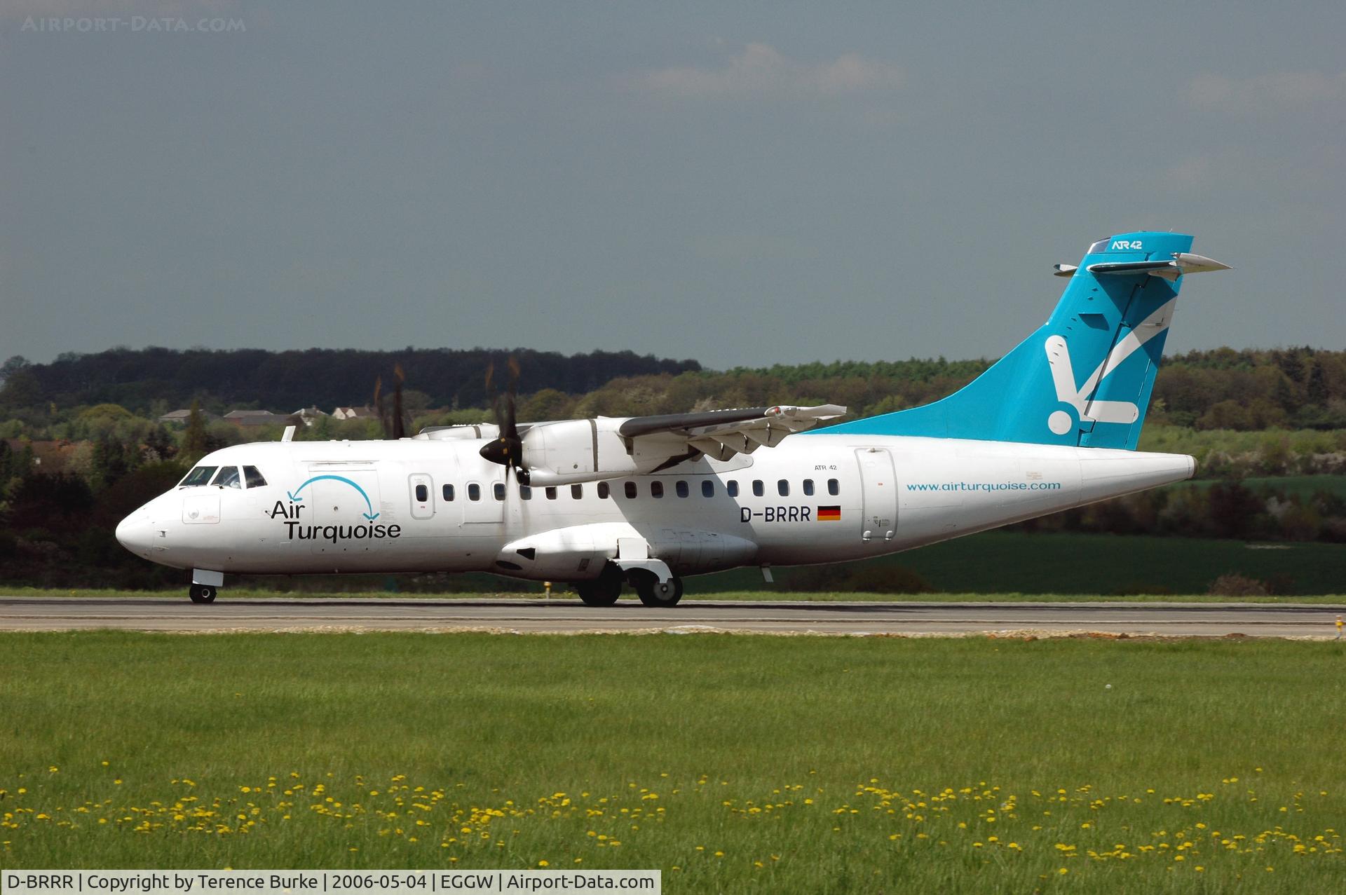 D-BRRR, 1998 ATR 42-512 C/N 601, Luton, May 2006