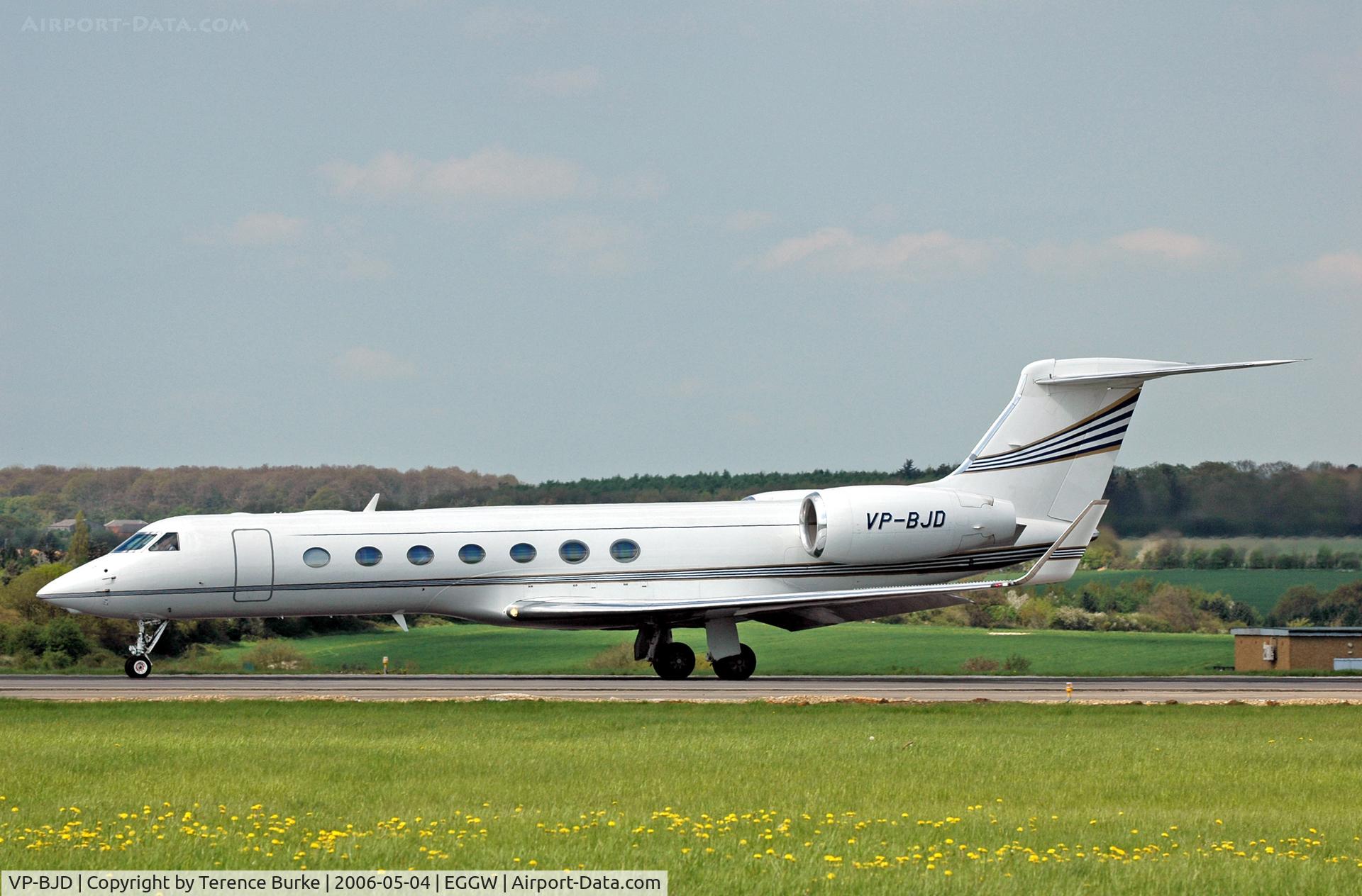 VP-BJD, 2005 Gulfstream Aerospace GV-SP (G550) C/N 5064, Luto, May 2006