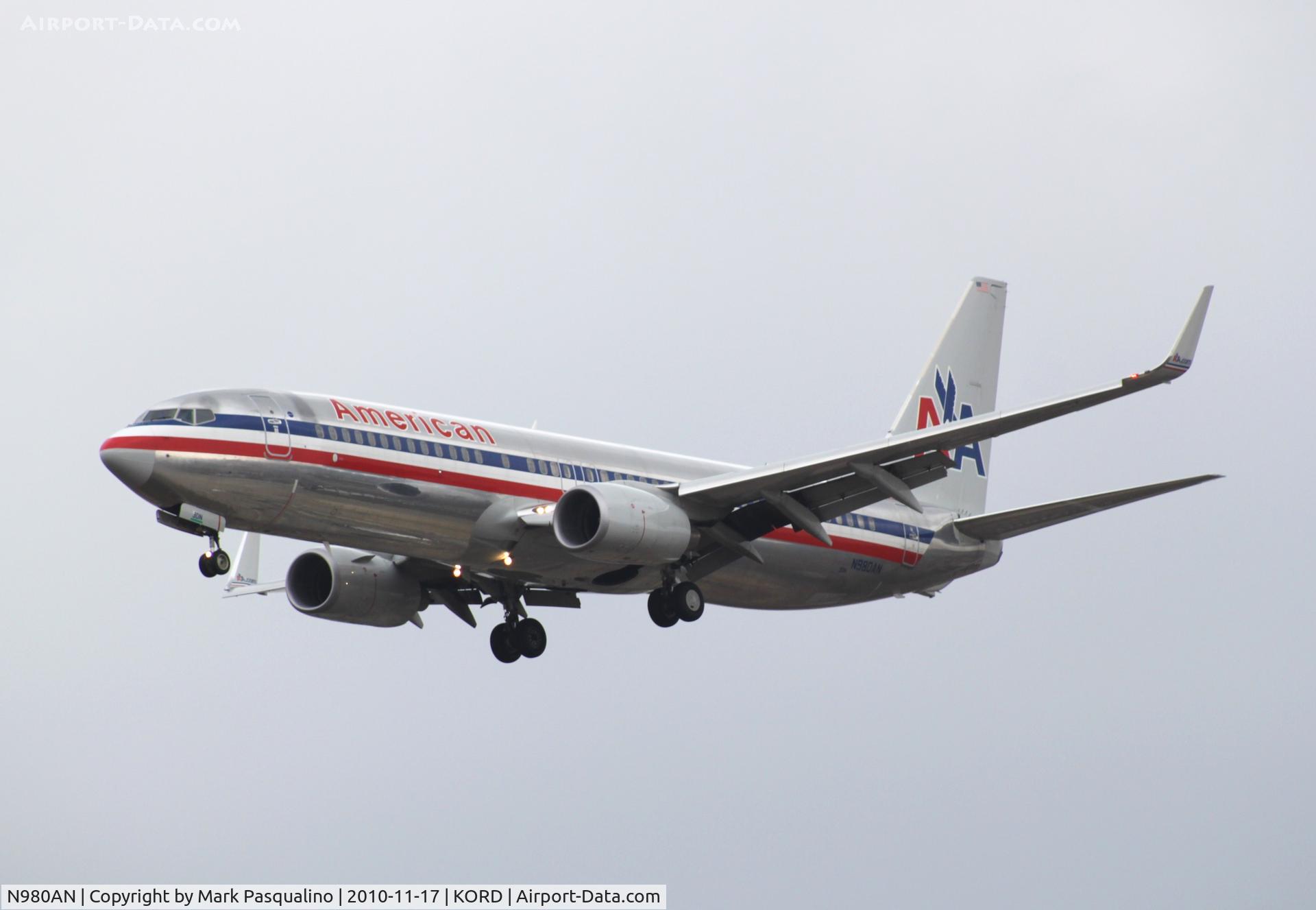 N980AN, 2009 Boeing 737-823 C/N 33203, Boeing 737-800