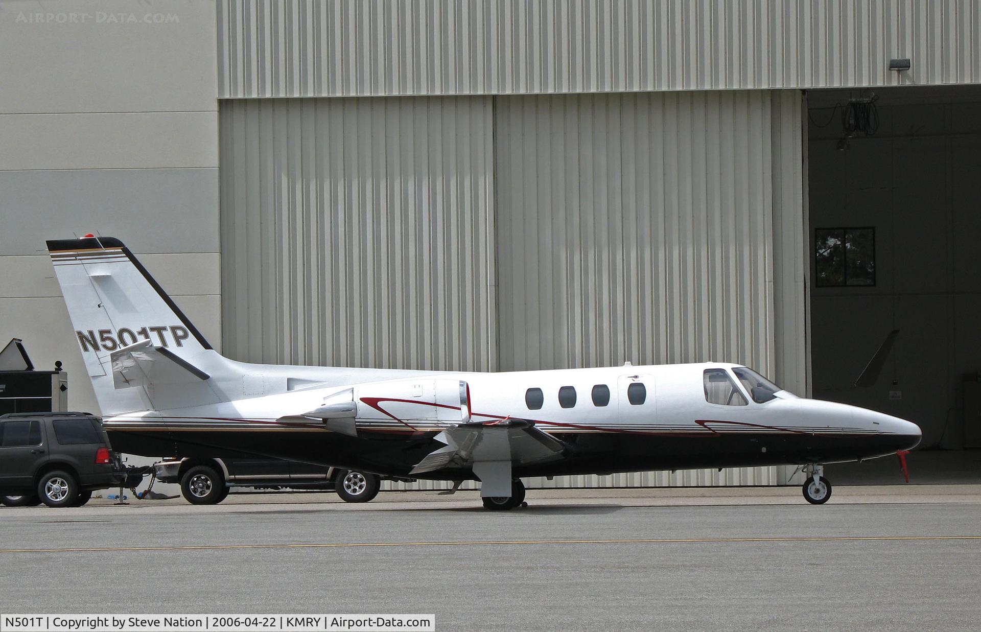 N501T, Cessna 501 Citation I/SP C/N 501-0244, 1982 Cessna 501 @ Monterey Peninsula Airport, CA