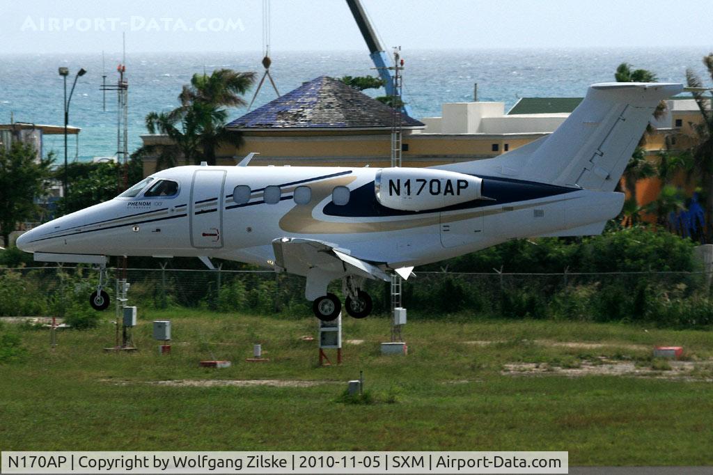 N170AP, 2010 Embraer EMB-500 Phenom 100 C/N 50000170, One of the 4 deliveryflights on this day