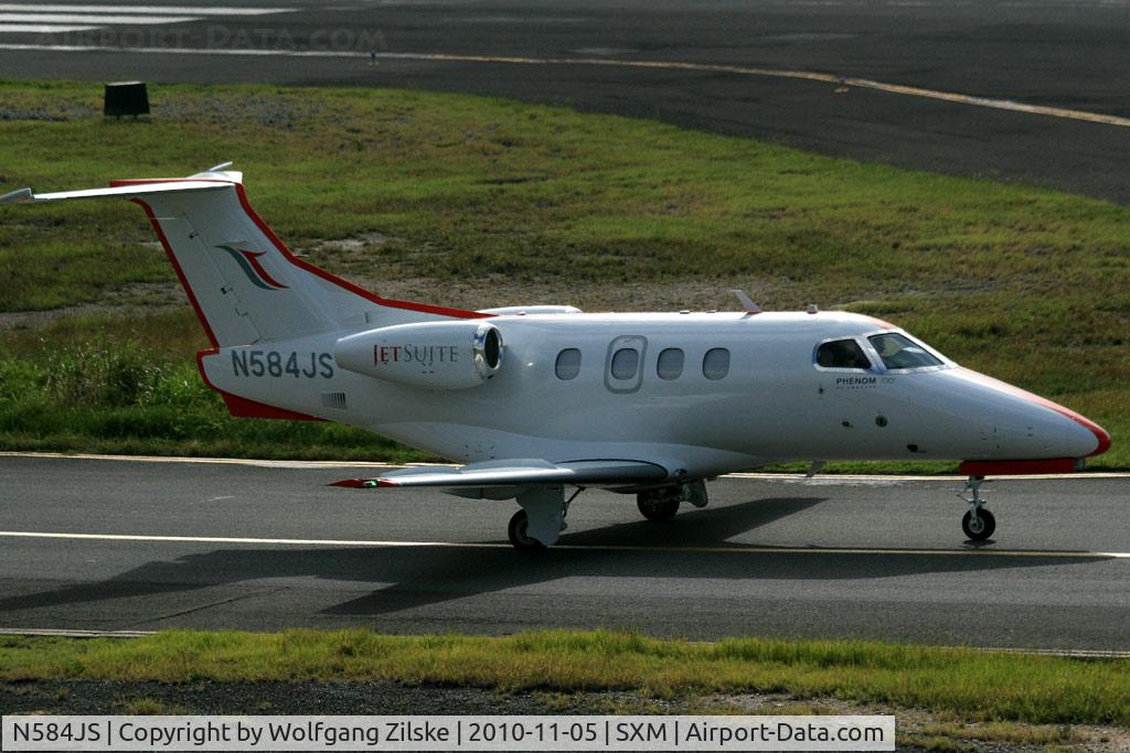 N584JS, 2010 Embraer EMB-500 Phenom 100 C/N 50000140, One of the 4 deliveryflights on this day