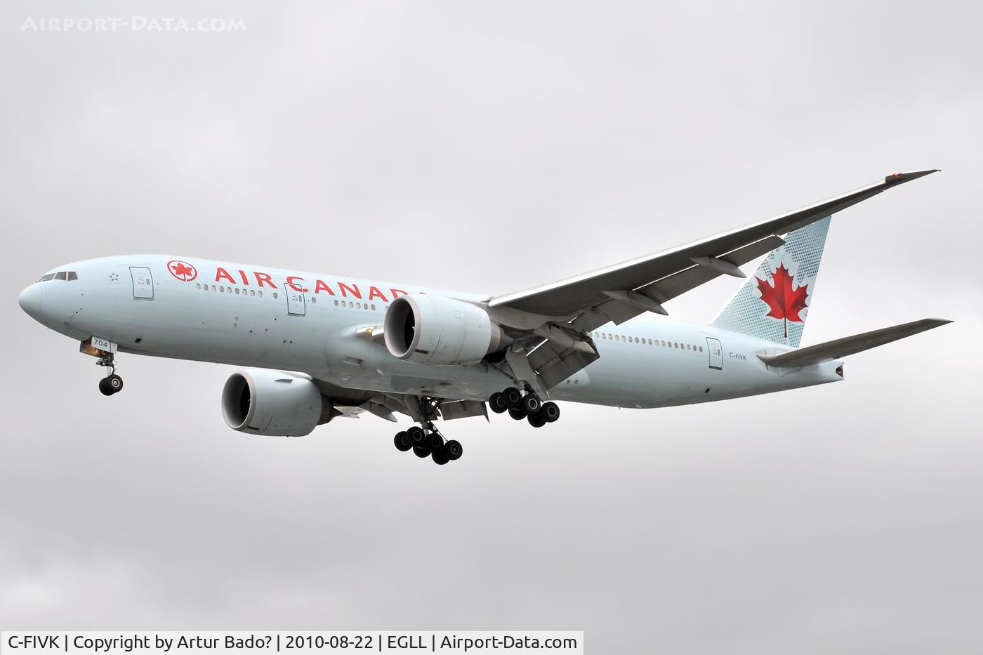 C-FIVK, 2008 Boeing 777-233/LR C/N 35245, Air Canada