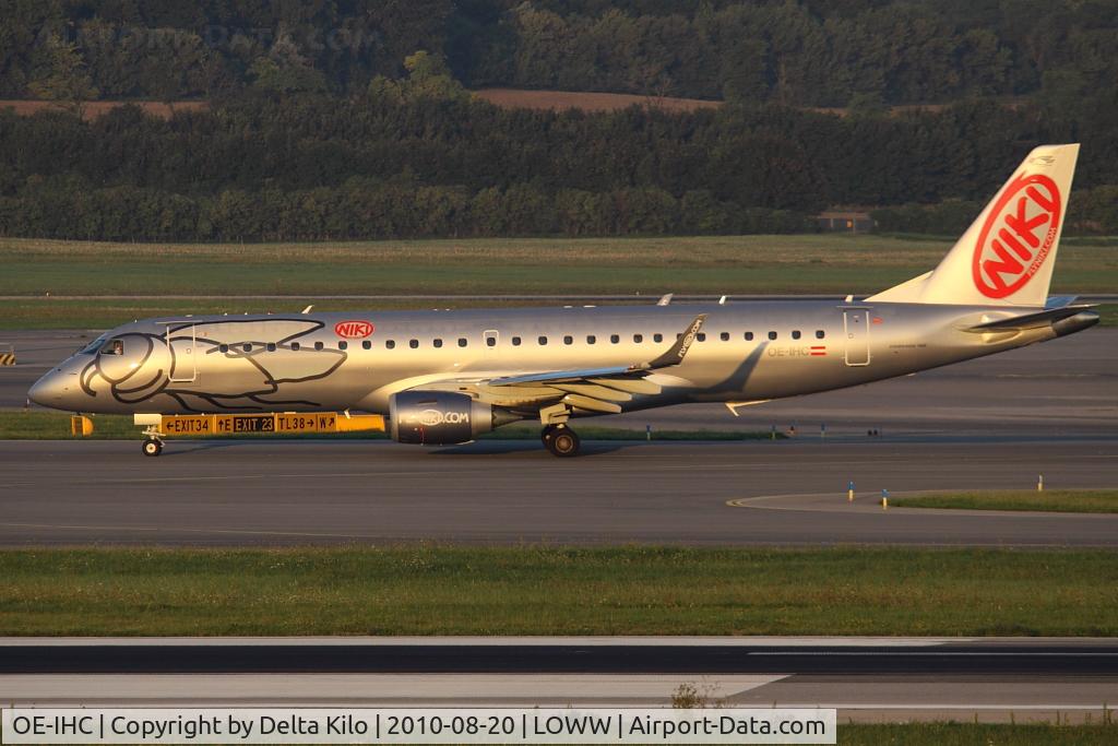 OE-IHC, 2010 Embraer 190LR (ERJ-190-100LR) C/N 19000349, NLY [HG] flyNiki