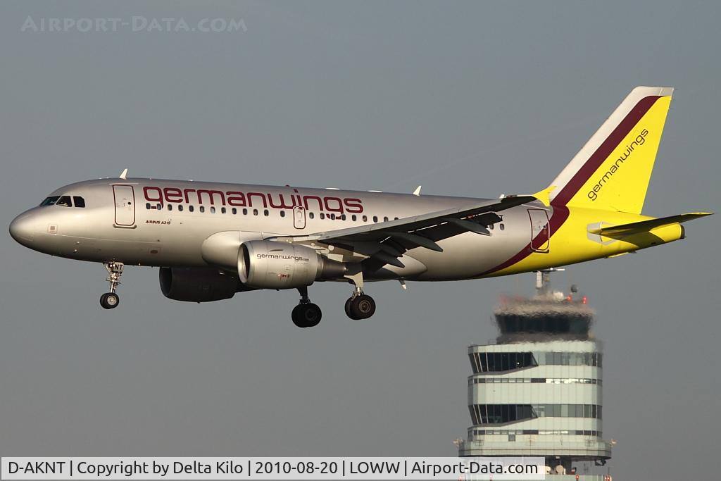 D-AKNT, 2005 Airbus A319-112 C/N 2607, GWI [4U] Germanwings