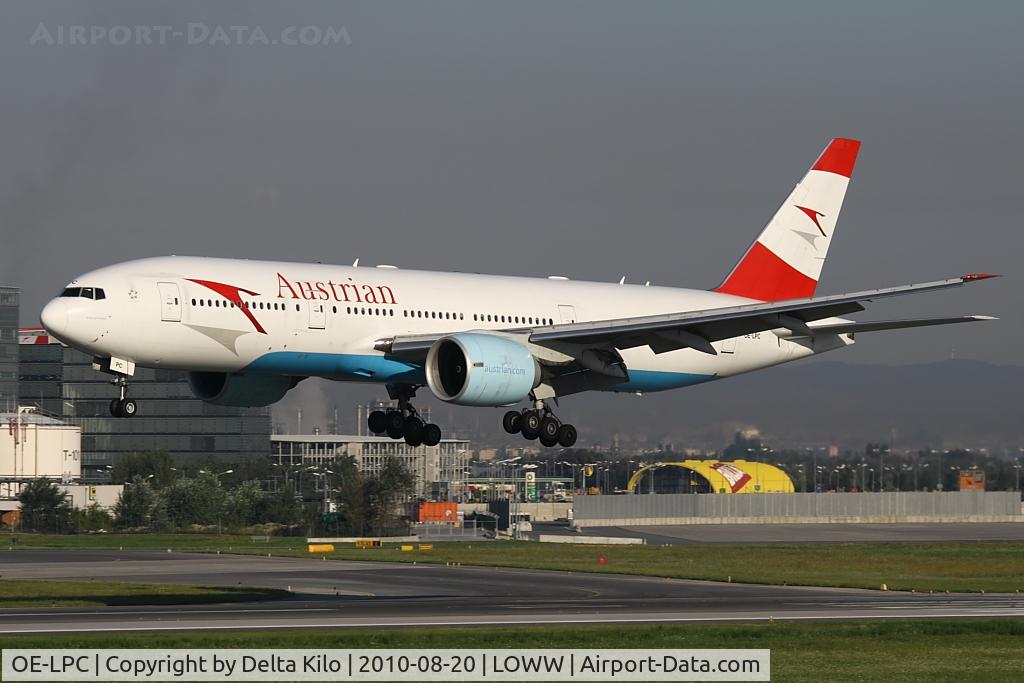 OE-LPC, 2002 Boeing 777-2Z9/ER C/N 29313, AUA [OS] Austrian Airlines