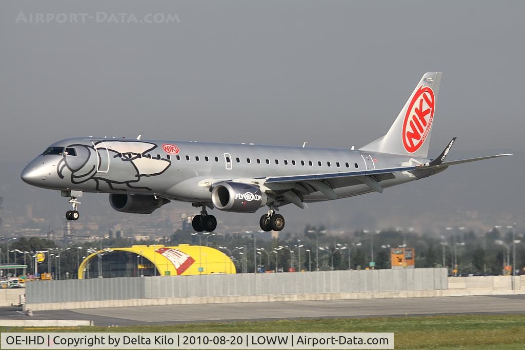OE-IHD, 2010 Embraer E190 (ERJ-190-100) C/N 19000354, NLY [HG] flyNiki