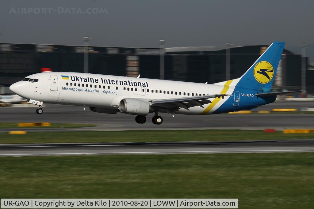 UR-GAO, 1991 Boeing 737-4Z9 C/N 25147, AUI [PS] Ukraine International Airlines  ex OE-LNH 