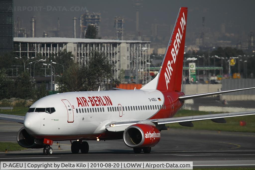 D-AGEU, 1998 Boeing 737-75B C/N 28104, BER [AB] Air Berlin  small green 