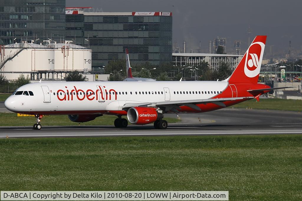 D-ABCA, 2008 Airbus A321-211 C/N 3708, BER [AB] Air Berlin