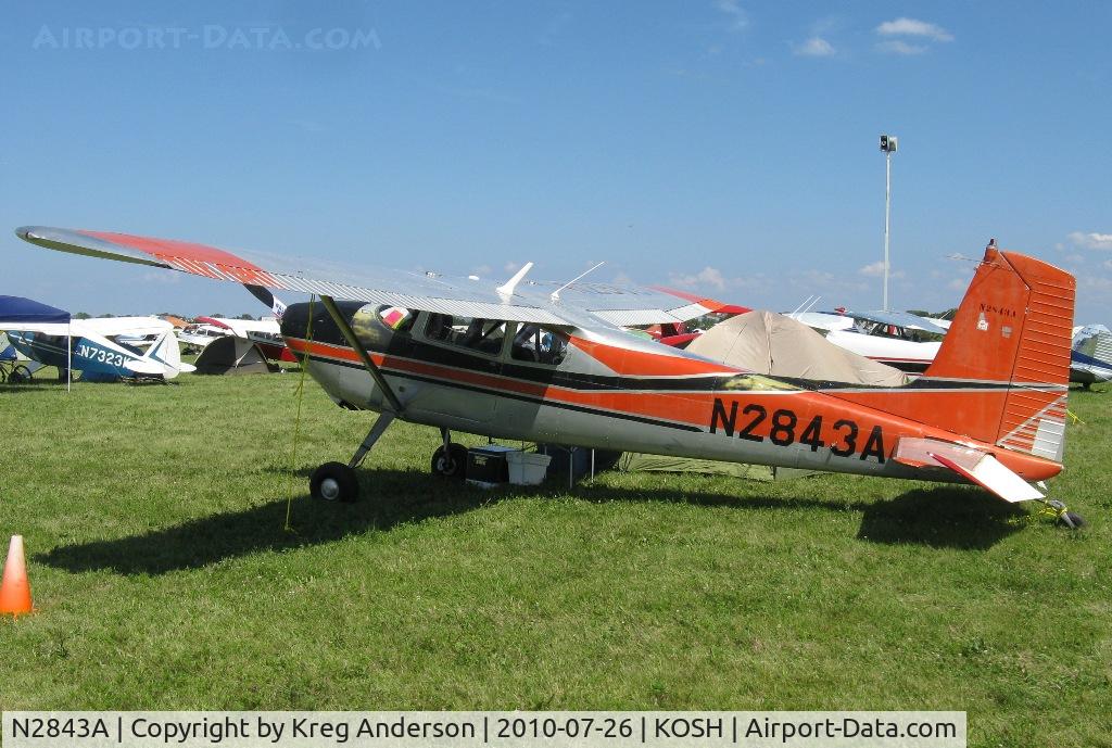 N2843A, 1953 Cessna 180 C/N 30043, EAA AirVenture 2010