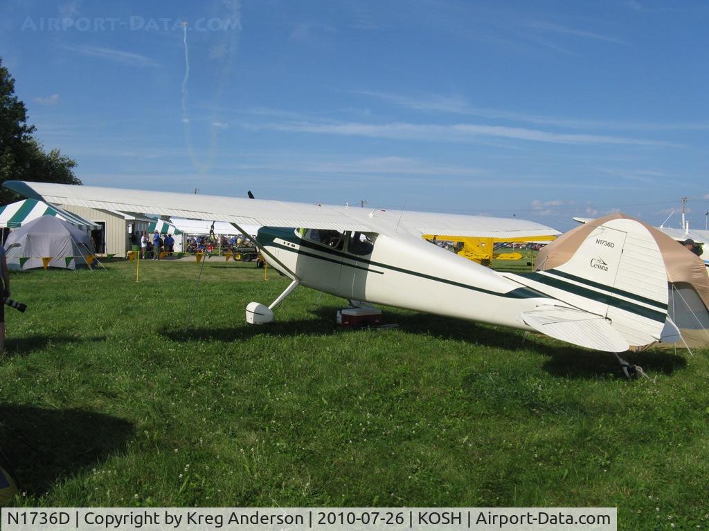 N1736D, 1951 Cessna 170A C/N 20179, EAA AirVenture 2010