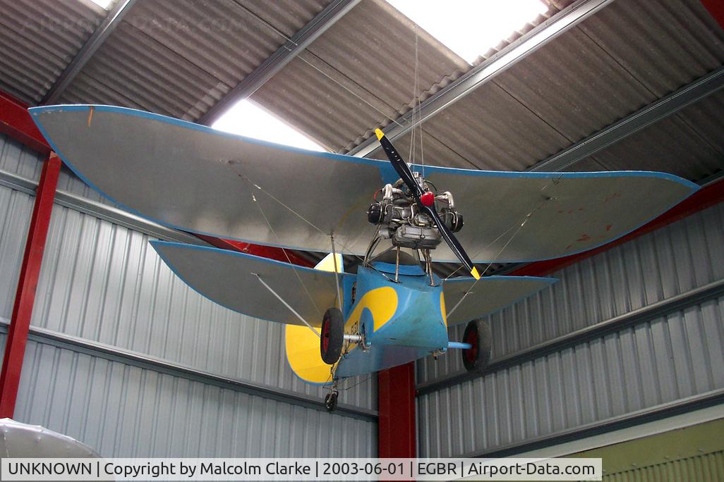 UNKNOWN, Mignet HM.14 Pou-du-Ciel C/N Unknown-1, Mignet HM-14 Pou-du-Ciel at The real Aeroplane Club, Breighton Airfield, UK in 2003.