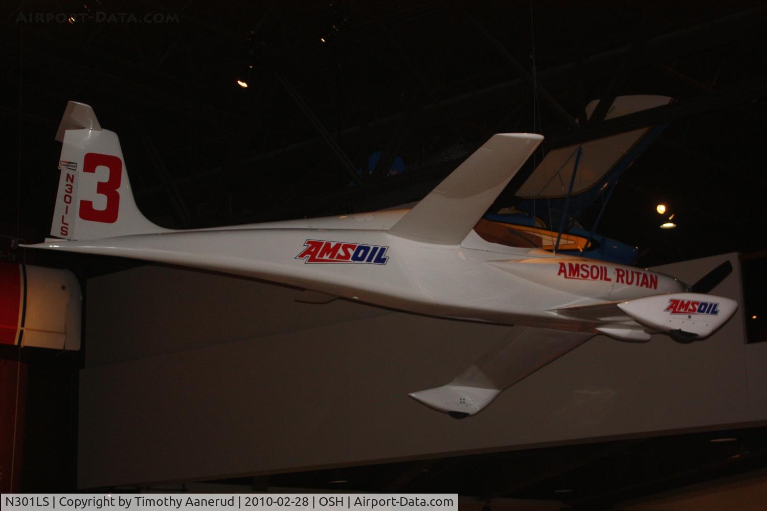 N301LS, 1981 Rutan 68 Amsoil Racer C/N 1, Rutan Quicke