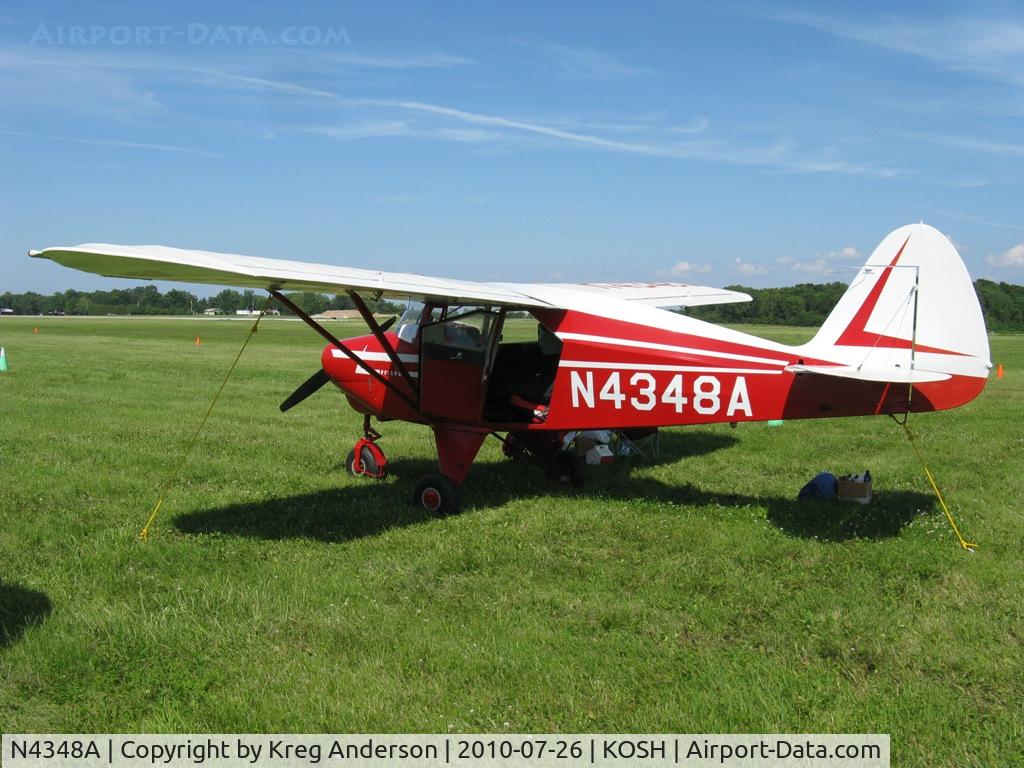 N4348A, 1956 Piper PA-22-150 Tri-Pacer C/N 22-3704, EAA AirVenture 2010