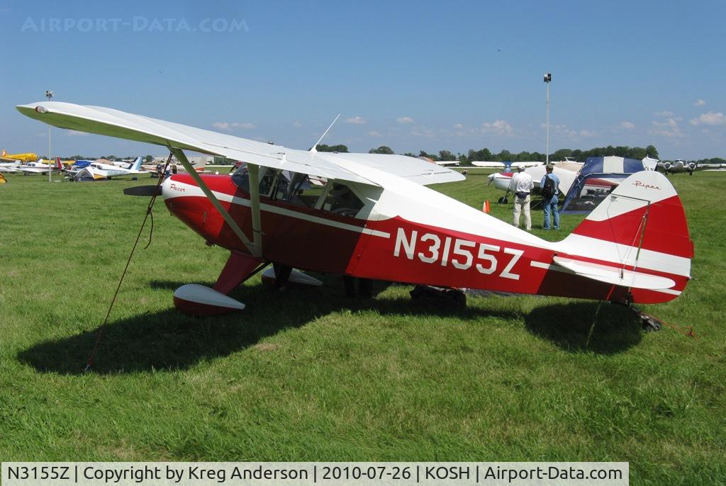 N3155Z, 1959 Piper PA-20-150 Pacer C/N 22-7102, EAA AirVenture 2010