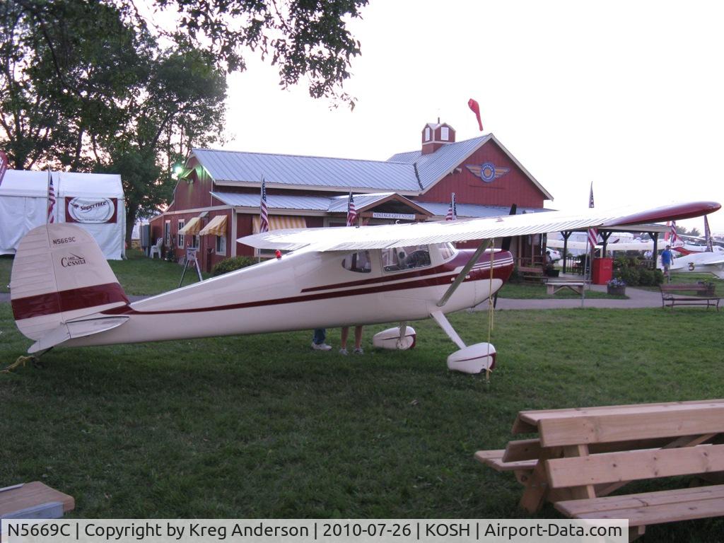 N5669C, 1950 Cessna 140A C/N 15625, EAA AirVenture 2010