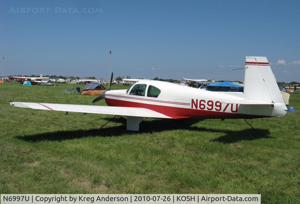 N6997U, 1964 Mooney M20C Ranger C/N 2718, EAA AirVenture 2010
