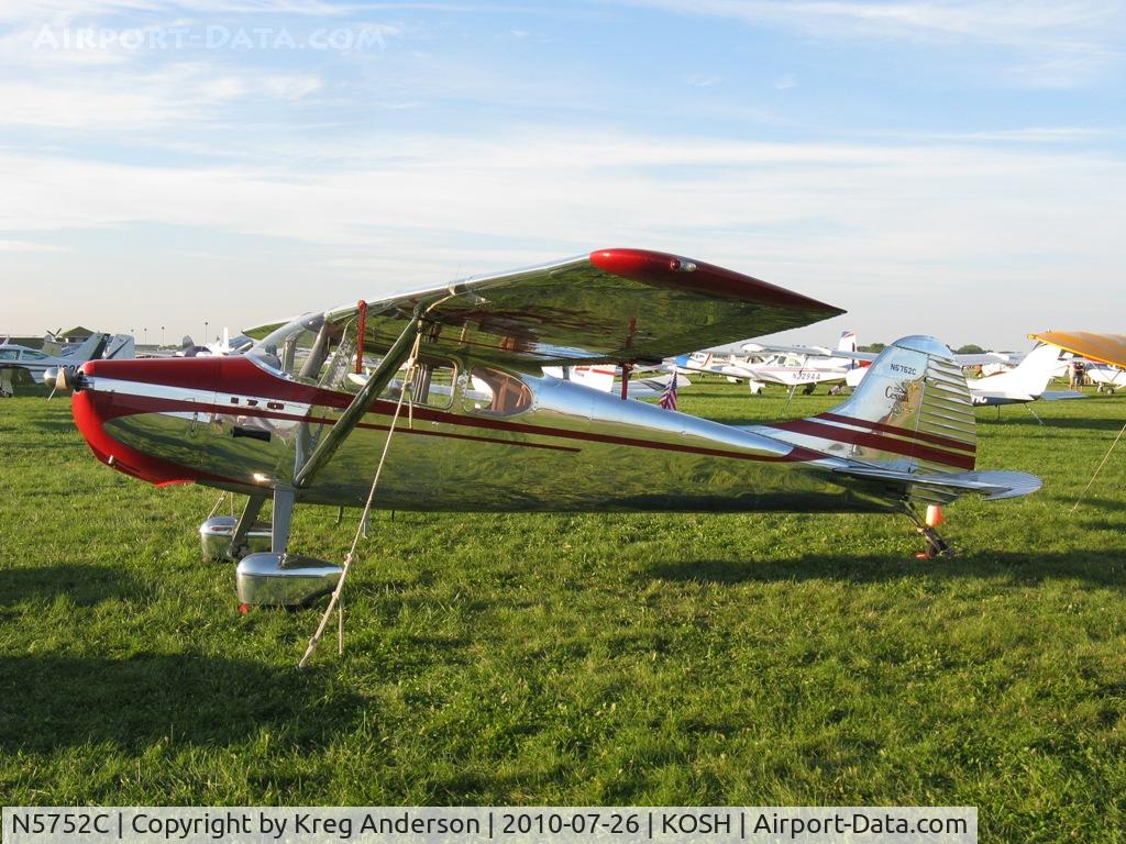 N5752C, 1950 Cessna 170A C/N 19706, EAA AirVenture 2010