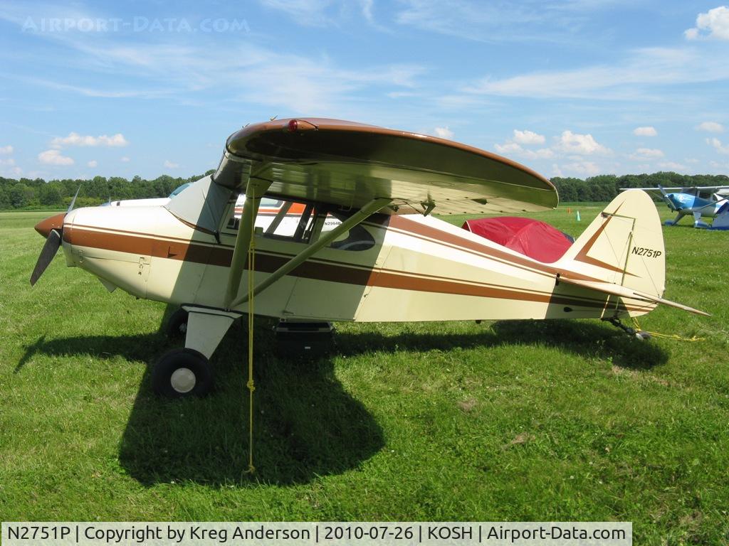 N2751P, 1955 Piper PA-22-150 C/N 22-3058, EAA AirVenture 2010