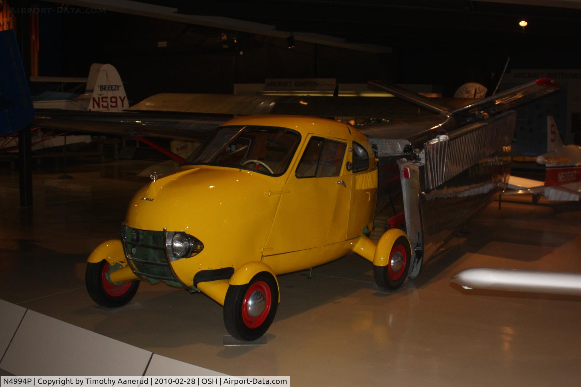 N4994P, 1949 Taylor Aerocar C/N 1, 1949 Aerocar ONE, c/n: 1