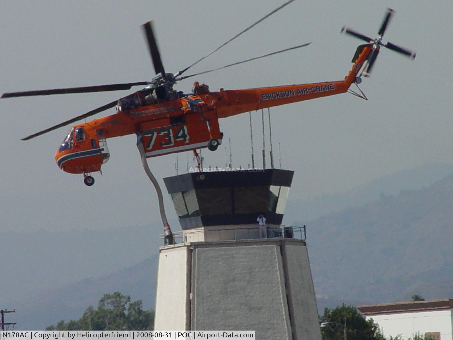 N178AC, 1970 Sikorsky S-64F Skycrane C/N 64097, During the 