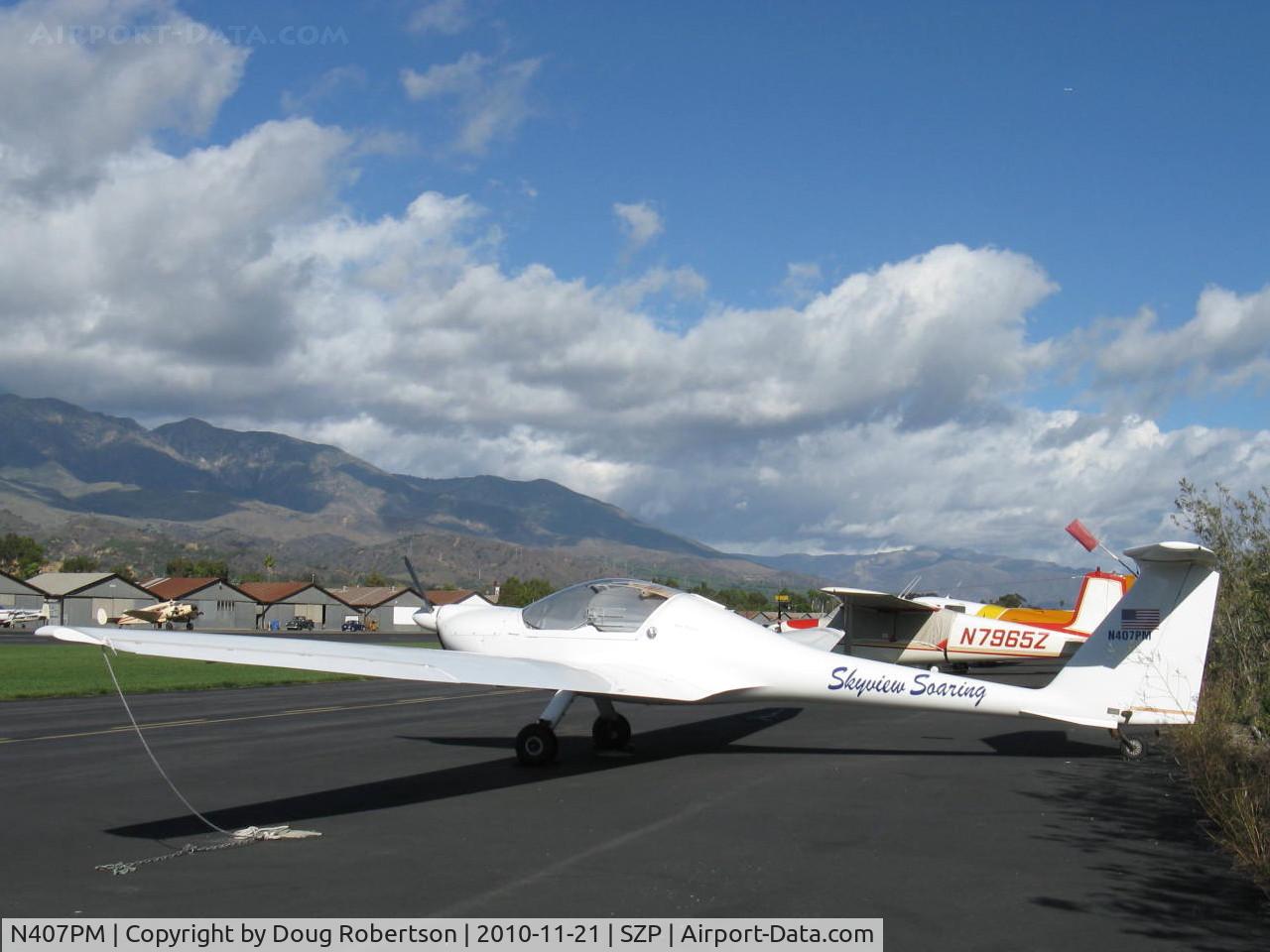 N407PM, 1995 HOAC HK-36R Super Dimona C/N 36407, 1995 HOAC Flugzeugwerk Wiener Neustadt Gmbh HK-36R SUPER DIMONA motor-glider, Rotax 912 80 Hp, two seats side-by-side