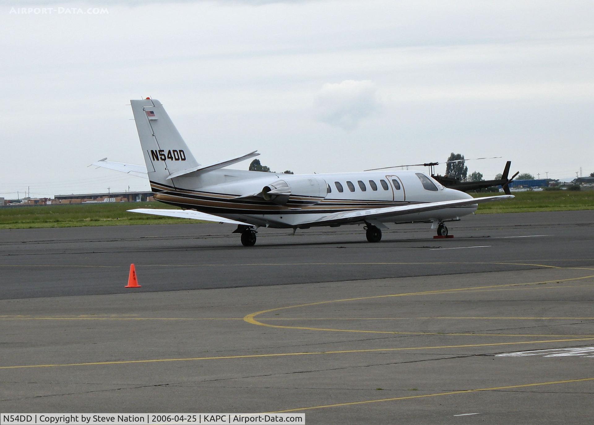 N54DD, 1990 Cessna 560 C/N 5600089, 1990 Cessna 560 visiting Napa County Airport, CA