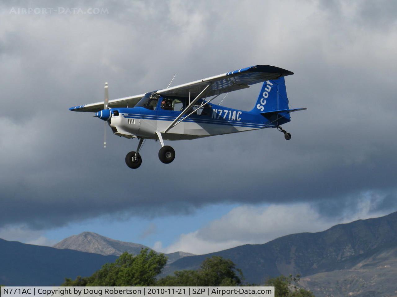 N771AC, 1997 American Champion 8GCBC Scout C/N 379-96, 1997 American Champion 8GCBC SCOUT, Lycoming O-360-A1D 180 Hp, another on final Rwy 22