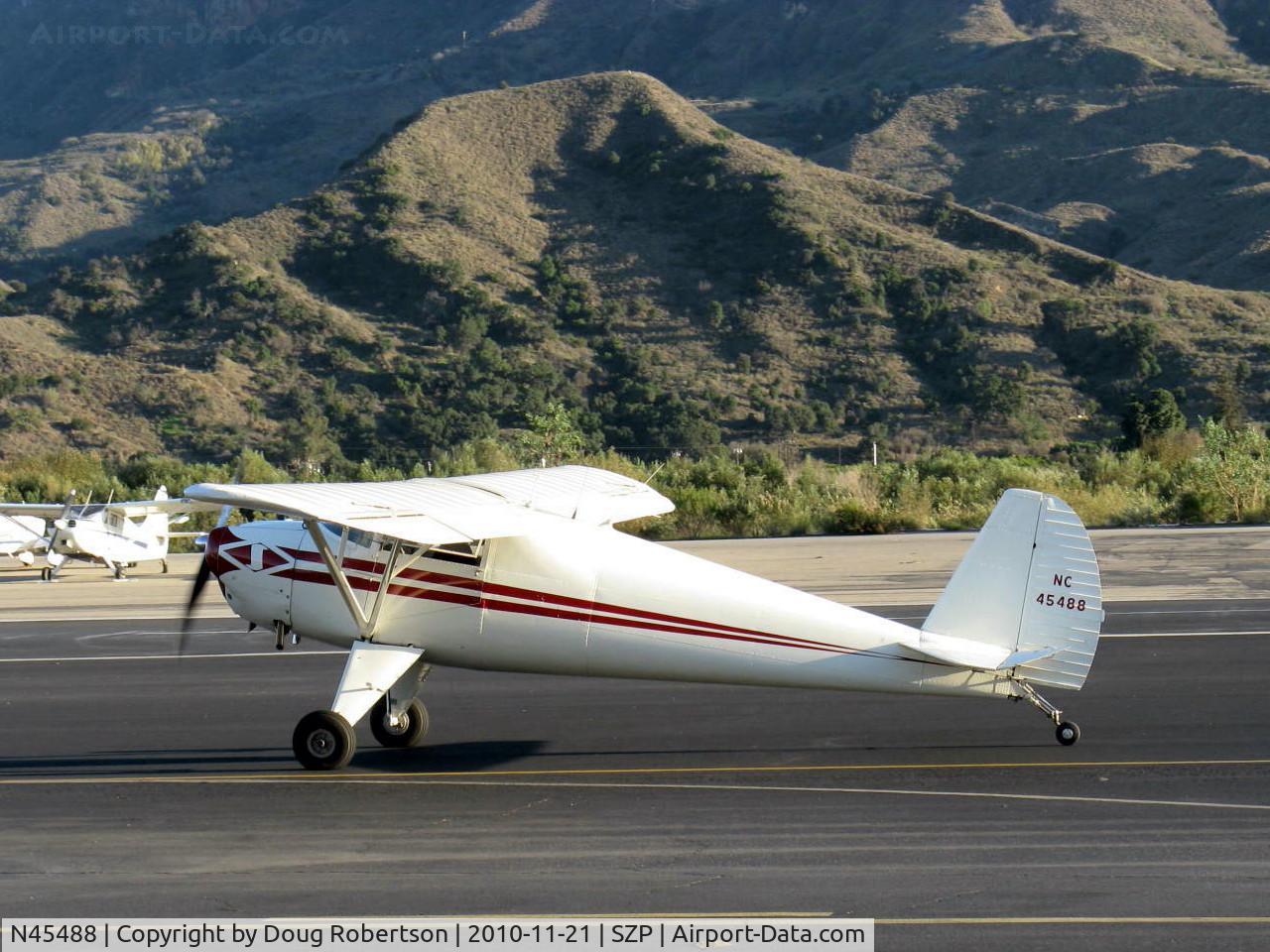 N45488, 1946 Luscombe 8A C/N 2015, 1946 Luscombe 8A, Continental A&C65 65 Hp, taxi