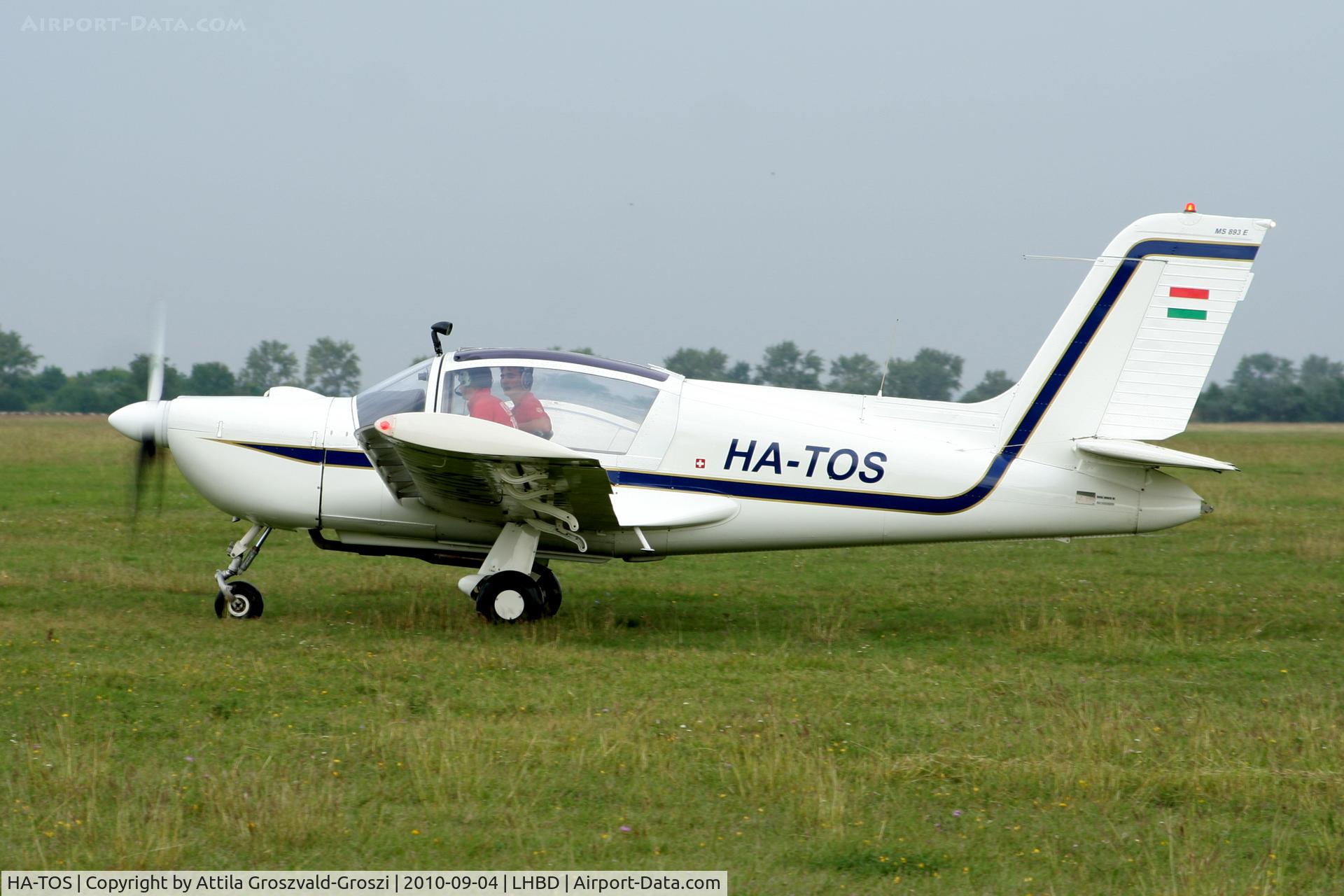 HA-TOS, 1975 Socata MS-893E Rallye Commodore 180GT C/N 12529, Börgönd Airport