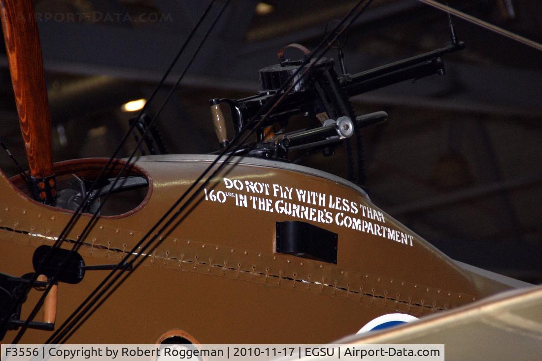 F3556, 1918 Royal Aircraft Factory RE-8 C/N Not found F3556, Static display Air Space hangar Duxford.