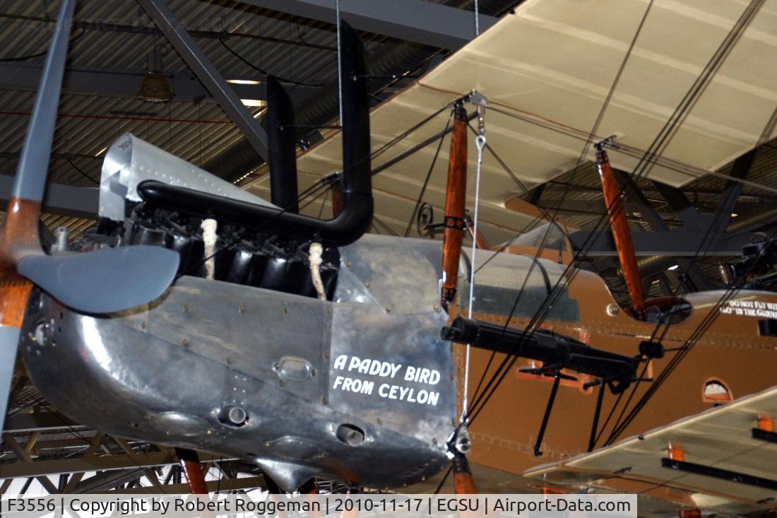 F3556, 1918 Royal Aircraft Factory RE-8 C/N Not found F3556, Static display Air Space hangar Duxford.