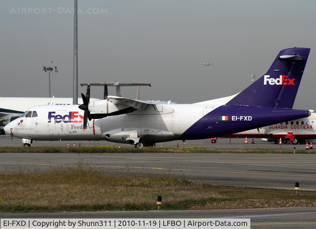 EI-FXD, 1991 ATR 42-300 C/N 273, Parked at the General Aviation area...